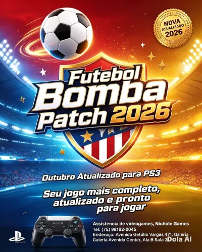 NOVO FUTEBOL BOMBA PACT 2027 DE PLAYSTATION 3