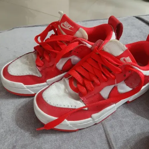 Tênis Nike Dunk Low Disrupt cor Siren Red