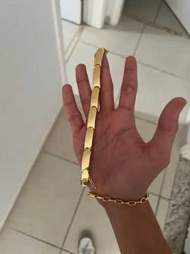 BRACELETE BANHADO A OURO