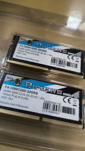 Memoria notebook Ripjaws 2x16gb.. ddr4