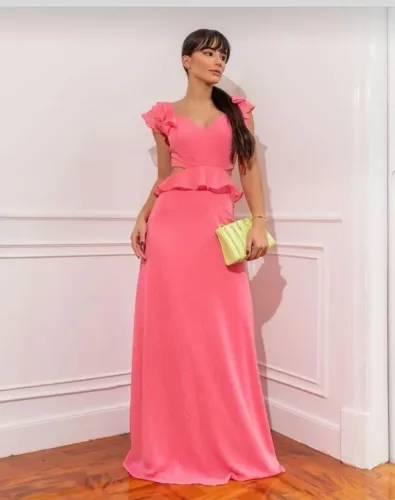 Vestido longo de festa