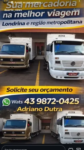 Mudanças fretes