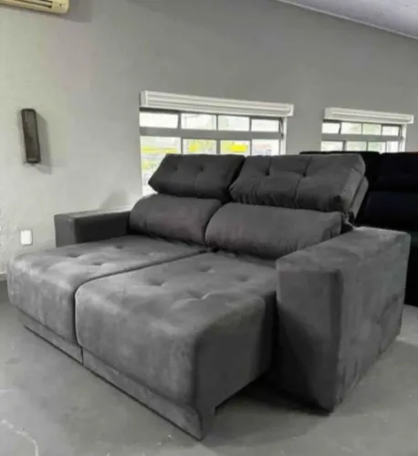 Sofá retrátil reclinável 2 metros novos