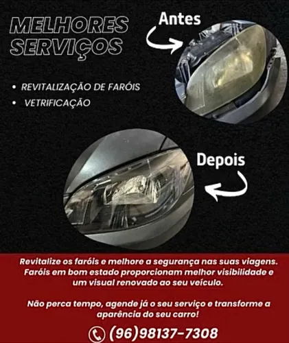 Revitalização de faróis