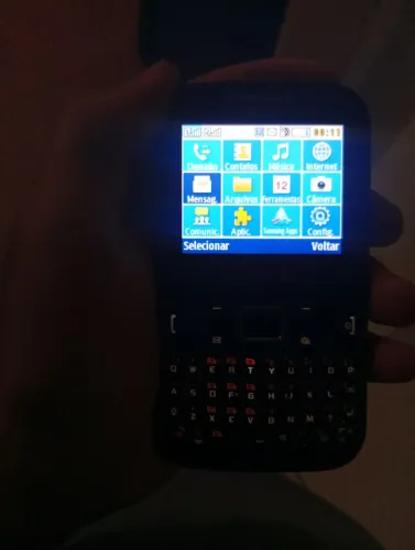Celular Samsung relíquia antiguidade 