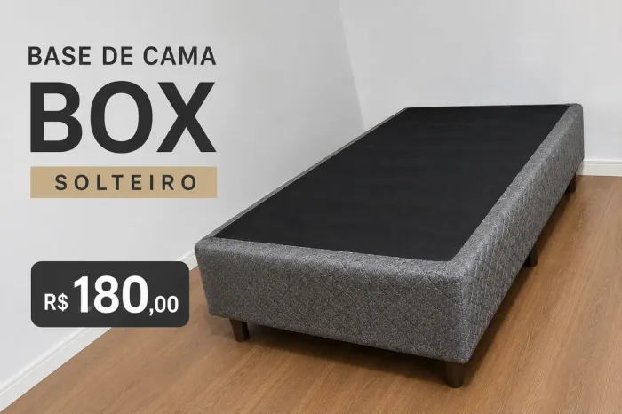 Base Cama Box Solteiro