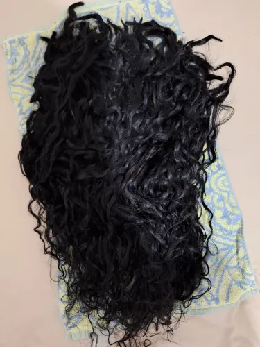 VENDO CABELO HUMANO CACHO 3C 70 CM.
