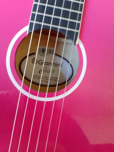 Violão Clássico Infantil Giannini Start NR PKG (Pink Glossy)