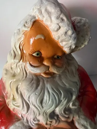 Escultura de Papai Noel original dos anos 50 OFERTA