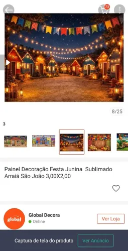 Painel de festa junina