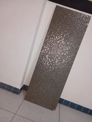 Doase 3 Placa Revestimento Decorativo Pastilhado Metálico - Ótimo Estado