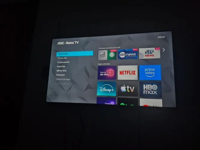 Smart TV 43' AOC RokuTV