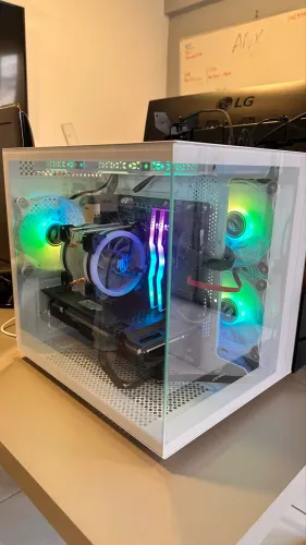 PC Gamer Completo i5 10400F + RX580 8GB + 16GB RAM + Monitor