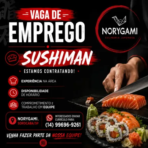 Vaga para sushimam