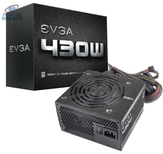 Fonte ATX EVGA 430w 80 plus