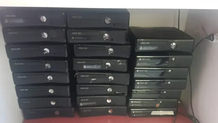 LOTE 2 CONSOLES XBOX 360 LUZ VERMELHA - EXCLUSIVO CLIENTE ADAILTON