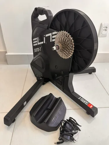 Rolo de Treino Interativo Elite Suito-T Direct Drive + Cassete K7