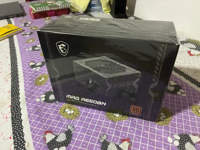 ? FONTE MSI MAG A650BN 650W ? NOVA E LACRADA!