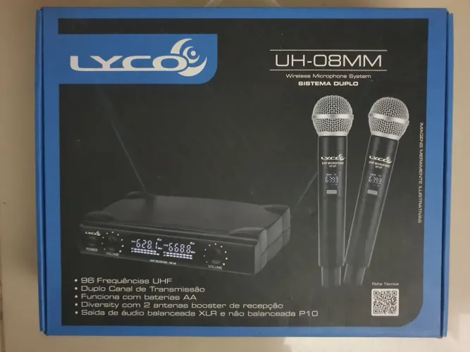Microfone sem fio Lyco UH-08MM