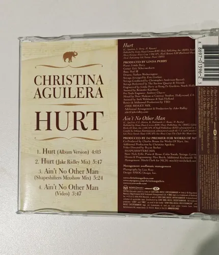 Christina Aguilera Hurt maxi single importado