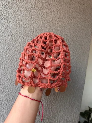 Headpiece de crochê 