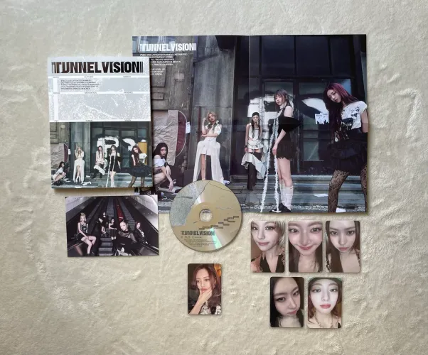 álbum itzy tunnel vision incompleto 