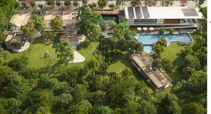 Casas com terraço estendido e com área verde preservada no Portal do Sol - CA0241