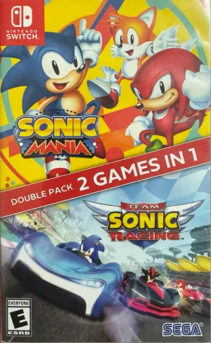 Sonic Mania + Team Sonic Racing Switch Double Pack Original Impecável