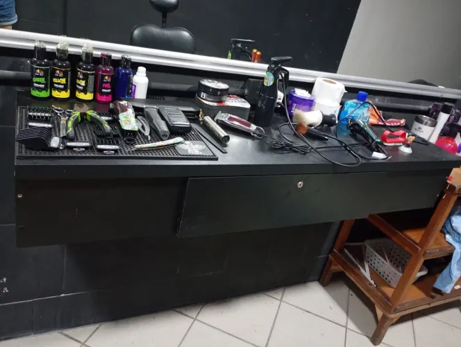 Bancada salão barbearia