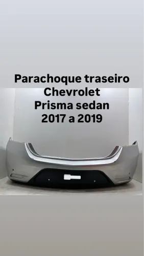 Parachoque traseiro Chevrolet prisma 2017 18 2019 original 