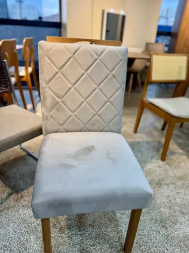 Mesa Grecia 4 lugares Cadeira Estofada Pronta Entrega 