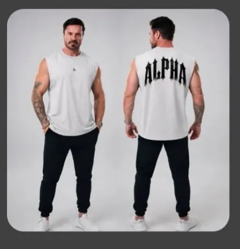 regata machão alpha co off white g