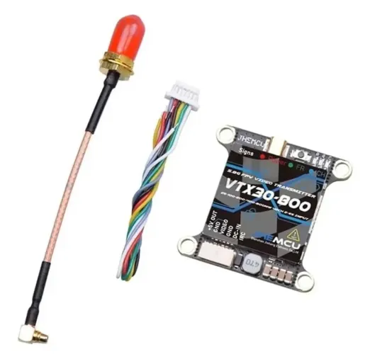 TRANSMISSOR VÍDEO VTX-30/800 + ANTENA TX 5.8ghz