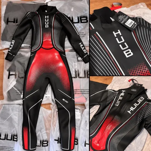 Roupa de natacao e triatlon borracha neoprene - premium performance - tam L e XL