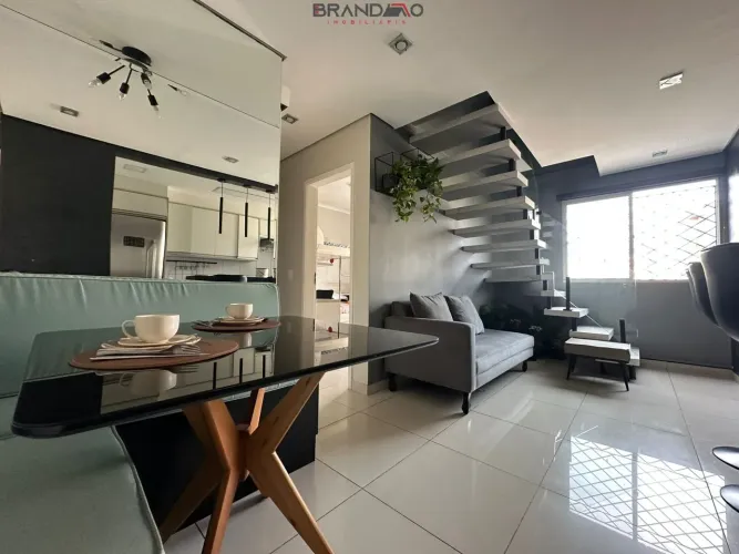 COBERTURA Á VENDA NO RESIDENCIAL NOVA ALIANÇA COM 2 DORMITÓRIOS SENDO UMA SUÍTE E ÁREA GOU