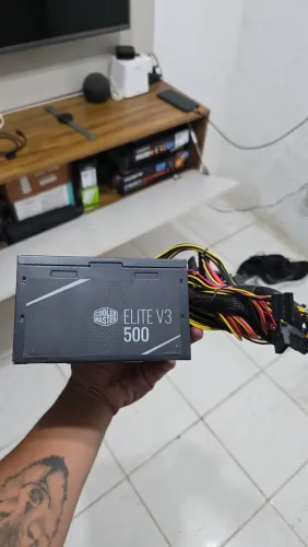 Fonte Cooler Master 500W Elite V3 (Reparo/Peças)