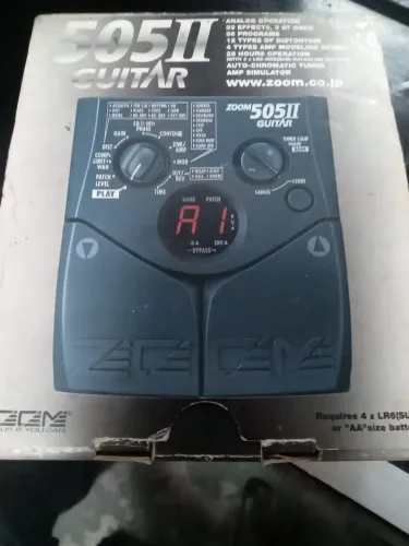 ? ZOOM 505II Guitar + Caixa + Manual + Fonte