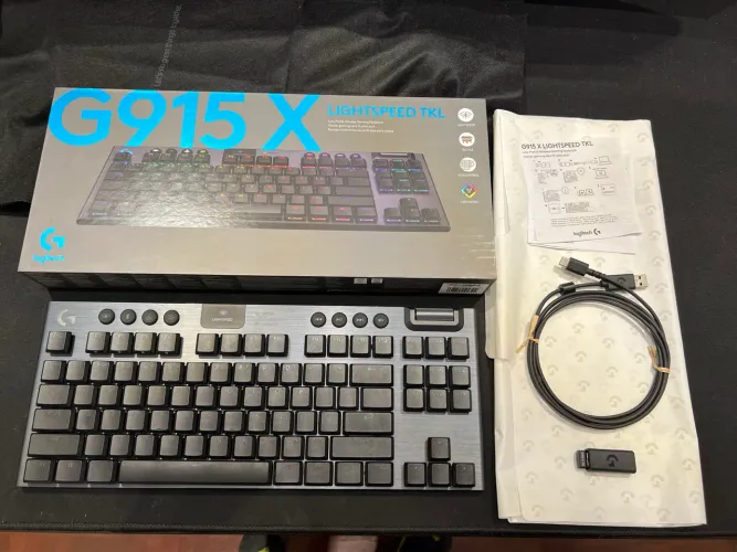 Teclado Mecânico Gamer Sem Fio Logitech G915 X