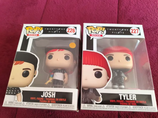 Kit Funko pop - Tyler Joseph #227 + Josh Dun #226 (Twenty One Pilots)