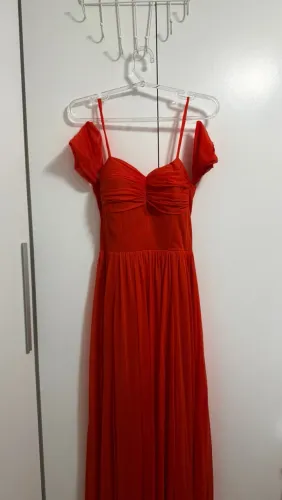 Vestido de festa Laranja