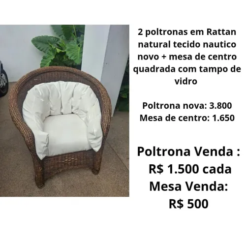 Poltrona de vime