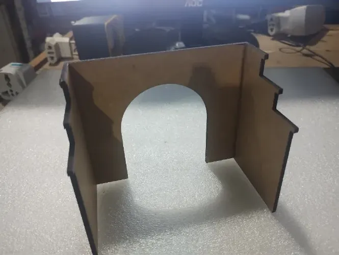TUNEL FERROMODELISMO ESCALA HO (LISO) 