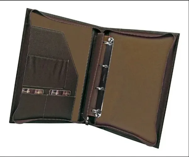 Caderno A4 capa de couro