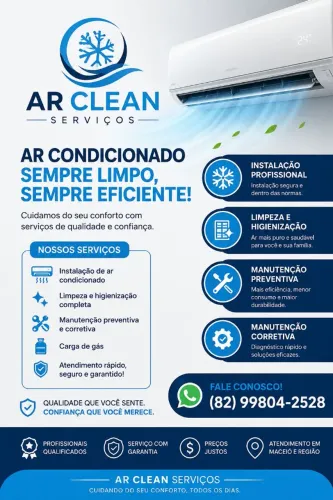 AR-CONDICIONADO | SERVIÇOS, CONSERTO, MANUTENÇÃO E LIMPEZA