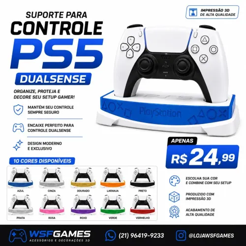 Suporte Para Controle Ps5 Dualsense