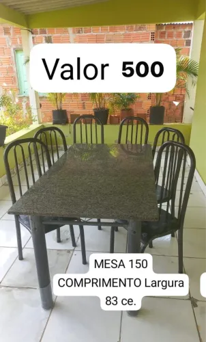 Mesa 6 cadeiras