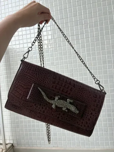 Bolsa couro marca A. brand