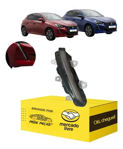 Farol Cibie Drl Peugeot 208 2021 2022 2023 2024 Novo L.d Direito