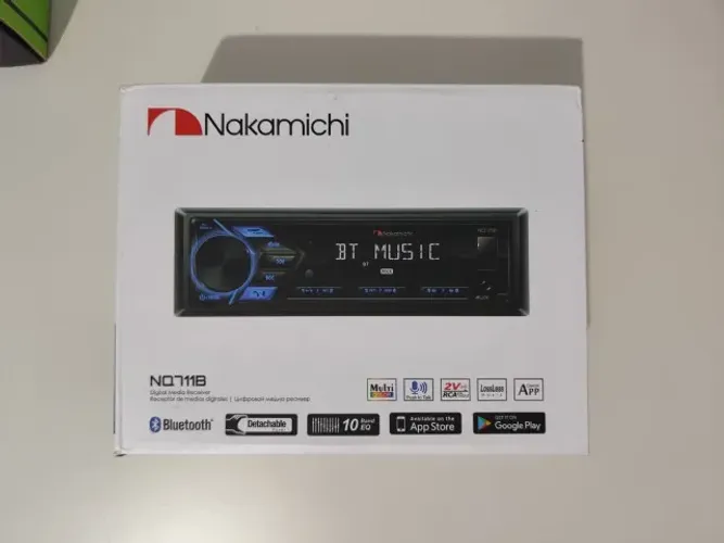 Radio Nakamichi NQ711B Com Usb/bluetooth e Aplicativo