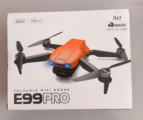 Drone E99 Pro motor Brushless 3 baterias NOVO 